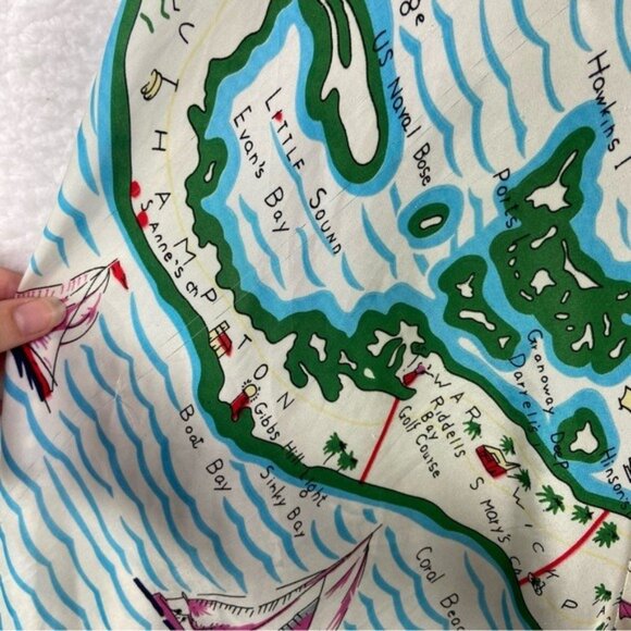 Anthropologie Eva Franco Cartographer Dress Asymmetrical Sleeveless Sz 2 - Picture 7 of 16